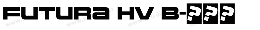 futura hv b字体转换